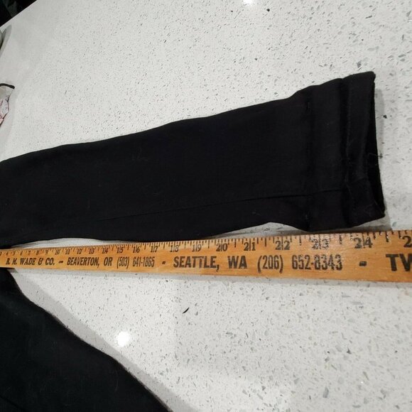 Blue Savy Womens Slim Flat Black Denim Jeans Size 7/28 - Picture 6 of 7